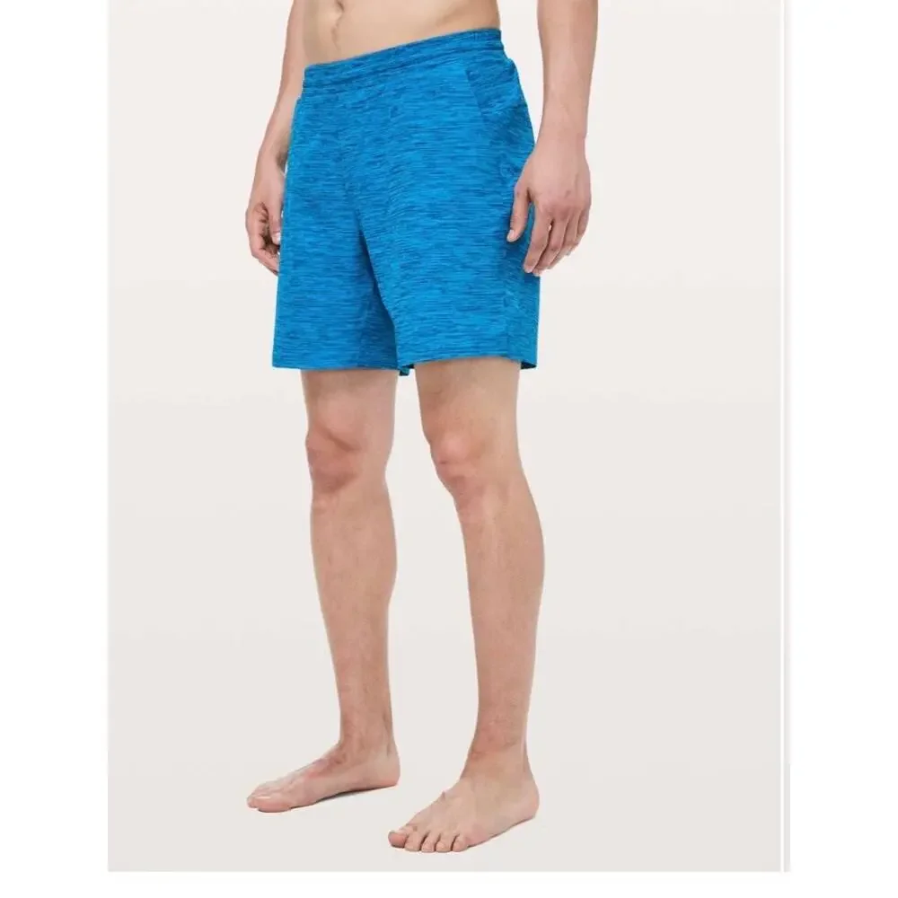 Lululemon Channel Cross Swim Shorts Blue Men’s Medium Quick Dry